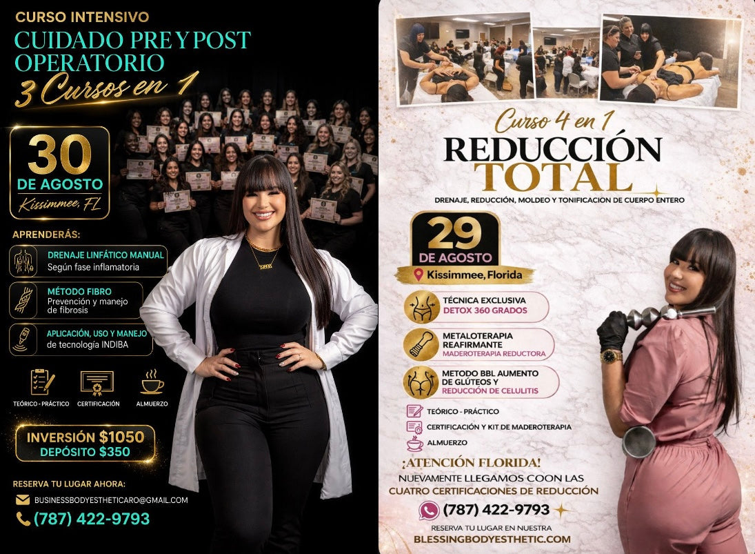 Especial de los 2 días (Cuidados postoperatorios + Reducción Total) Kissimee Florida