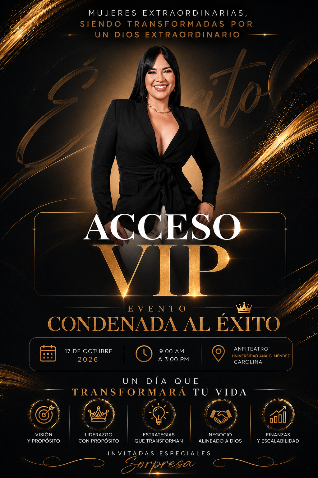 Evento: CONDENADA AL ÉXITO (Acceso VIP)